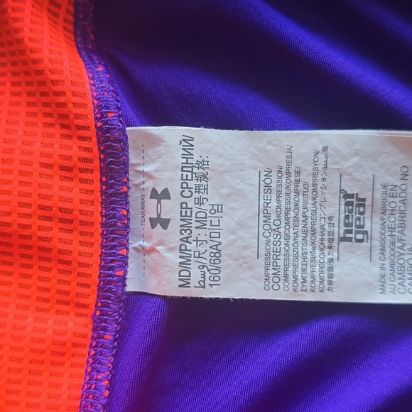 Under Armour Athletic Workout Capri Lenght Compression Leggings - Picture 7 of 12